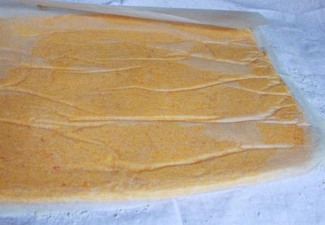 Brazo de coco, zanahorias y cabello de ángel