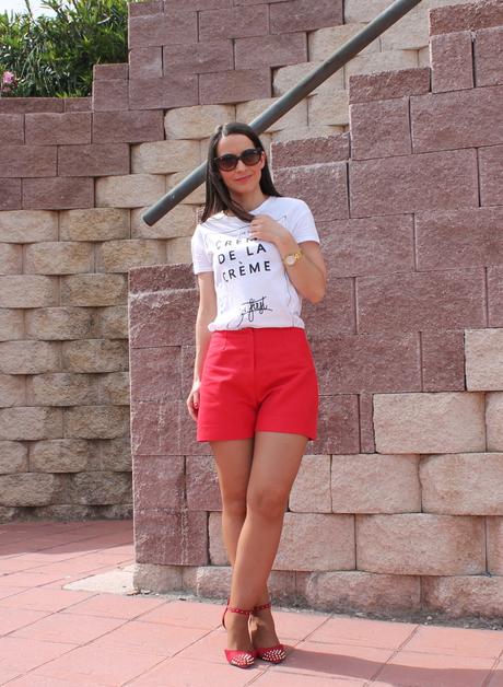 Mi nuevos shorts rojos...