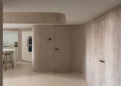 Un antiguo almacén, transformado en un loft de líneas curvas.