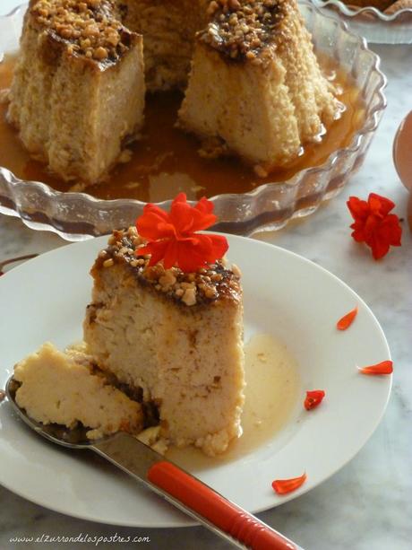 Flan con Leche de Almendras