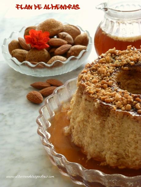 Flan con Leche de Almendras