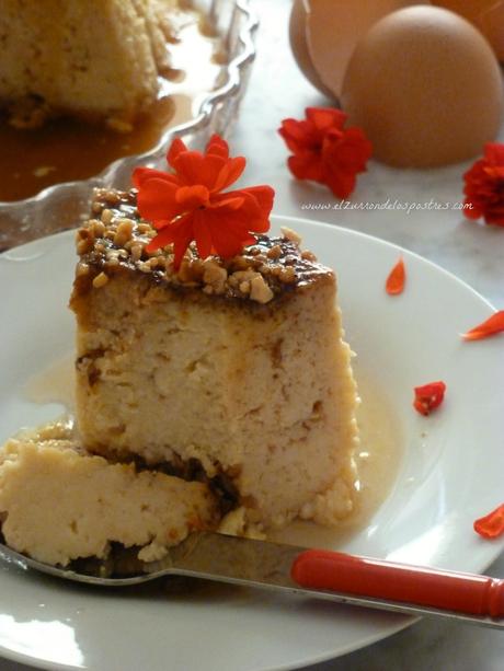 Flan con Leche de Almendras