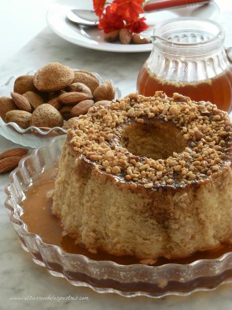 Flan con Leche de Almendras