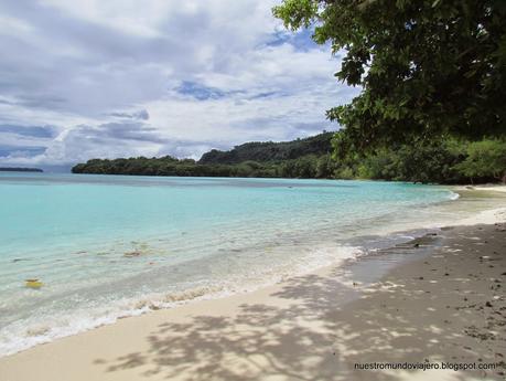 Lungaville; en la Isla Espiritu Santo, Vanuatu