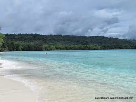 Lungaville; en la Isla Espiritu Santo, Vanuatu