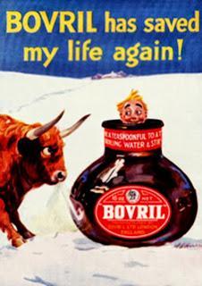 cartel publicitario bovril vintage