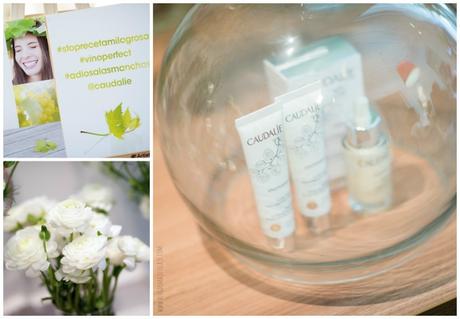 Momentos del evento de presentación del nuevo Fluido Vinoperfect de Caudalie