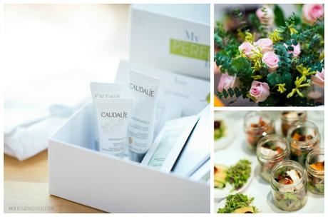 Momentos del evento de presentación del nuevo Fluido Vinoperfect de Caudalie