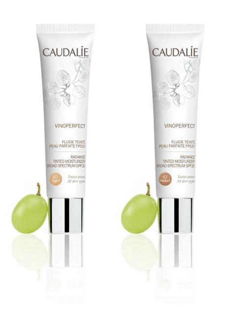 Fluido Vinoperfect de Caudalie, disponible en 2 tonos