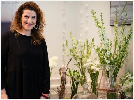 Durante la presentación del Fluido Vinoperfect de Caudalie