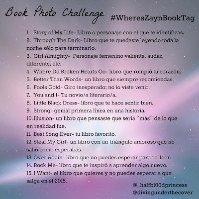 Reto Literario!!! #WheresZaynBookTag