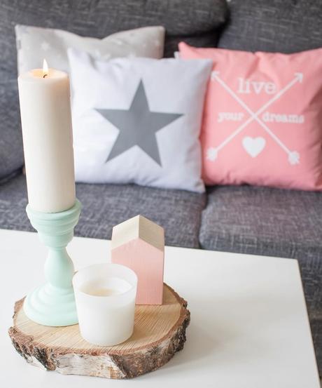 La primavera de mi sofá gris con colores pastel! La primavera de mi sofá gris con colores pastel!