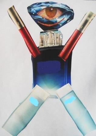 Collage de figura humana