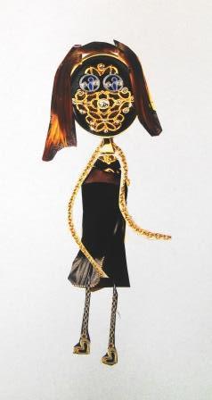 Collage de figura humana