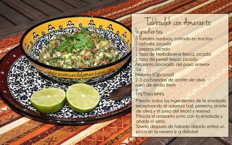 Comparte con Eva: Ensalada Tabbouleh con Amaranto