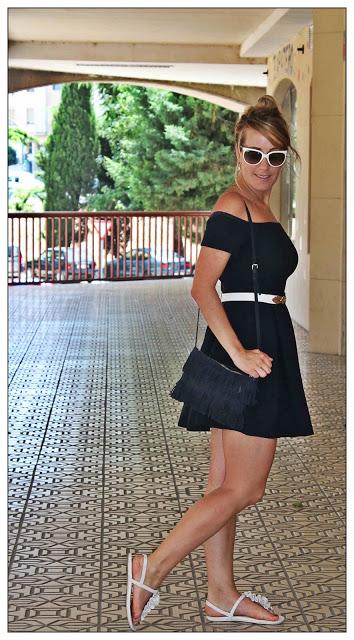 Vestido Escote Hombros