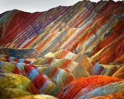 Montañas chinas de colores: Parque Zhangye Danxia