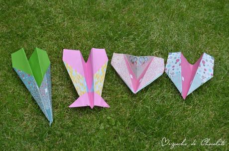 Haciendo aviones de papel