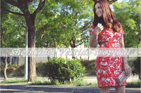 Sheinside: Vestido tropical
