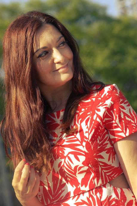 Sheinside: Vestido tropical