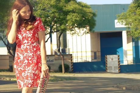 Sheinside: Vestido tropical