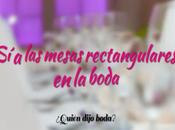 Mesas Rectangulares Boda