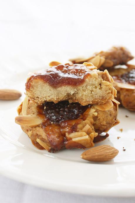 Galletas Aplastadas Con Mermelada