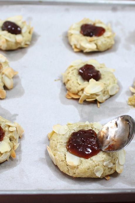 Galletas Aplastadas Con Mermelada