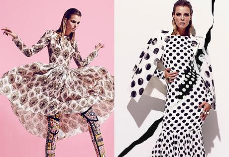 Jessian Gravel obsesionada por los estampados para Fashion Magazine