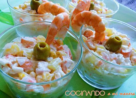 ensaladilla de gambas