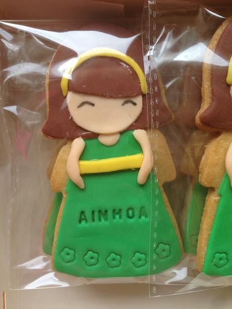 Galletas niña fondant