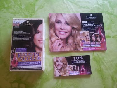Probando Keratin Color de Schwarzkopf