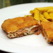 Libritos de lomo con jamón y queso