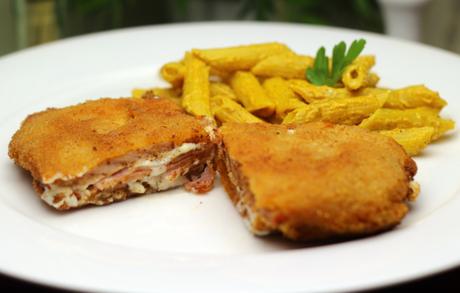 Libritos de lomo con jamón y queso