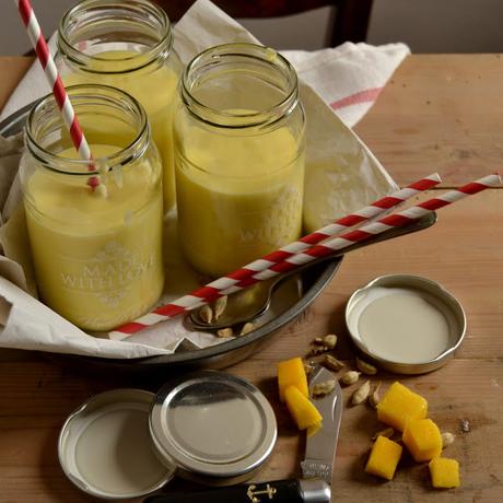 LASSI DE MANGO Y LECHE DE ARROZ