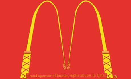 El escándalo de la FIFA despierta la creatividad y el criticismo en los logos de sus patrocinadores