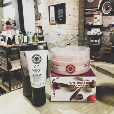 Productos de La Chinata, otra de las marcas presentes (foto: The Beauty Lounge)