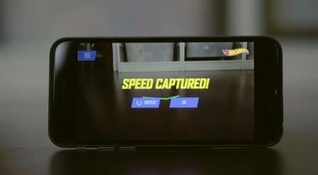 Una app de Hot Wheels que mide la velocidad a la que los niños juegan con sus coches