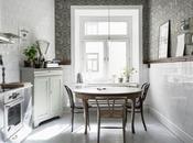 papel flores pared.Aire retro para decoracion