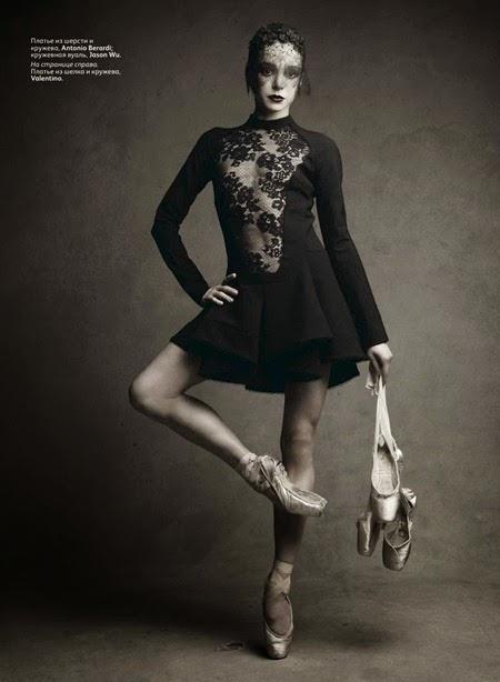 la bailarina Diana Vishneva a través de la lente de Patrick Demarchelier