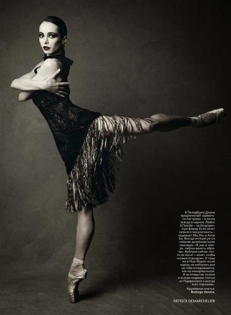 la bailarina Diana Vishneva a través de la lente de Patrick Demarchelier