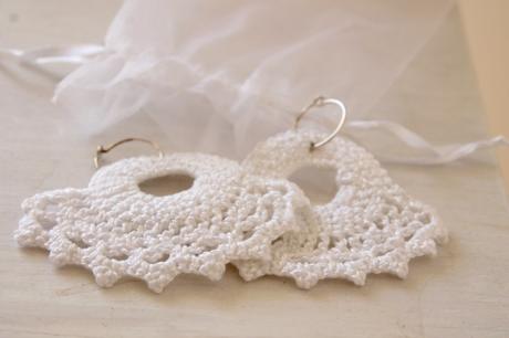 finde frugal: pendientes de ganchillo