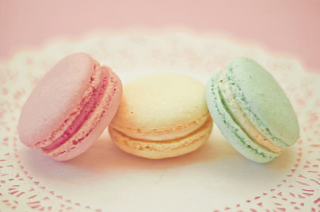 macarons de colores