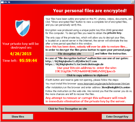 El Ransomware aumenta “Convierta un $1 dólar en $100 dólares al instante” 3301.tesla_screenshot
