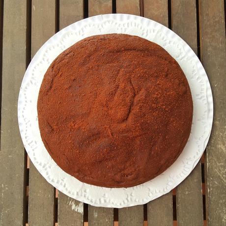 Bizcocho de chocolate sin gluten y sin azúcar 1