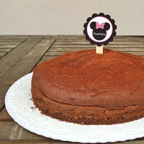 Bizcocho de chocolate sin gluten y sin azúcar