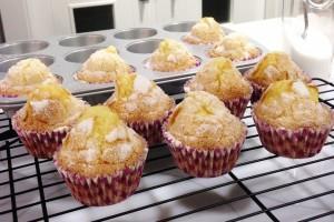 Magdalenas sin lactosa, de limón!