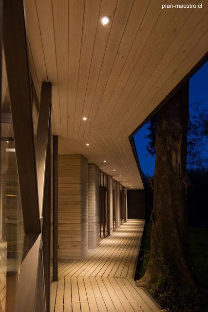 Casa de madera para vacaciones al sur de Chile.