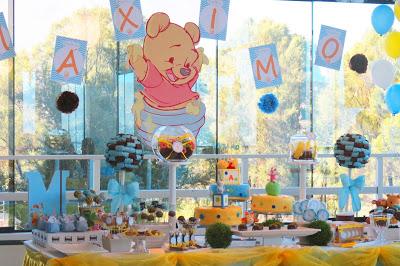Baby Shower de Winnie The Pooh para niño 