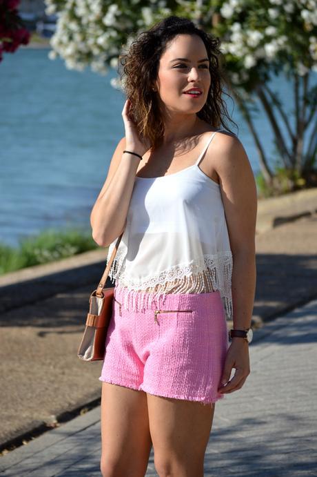Outfit | Pink + white